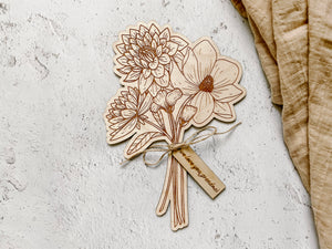 Mother's Day Gift | Wooden Flower Bouquet