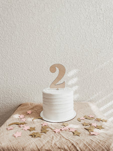 Number cake topper | Birthday Cake Topper