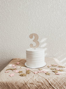 Number cake topper | Birthday Cake Topper