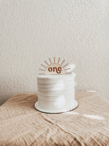 Sun cake topper | Boho Cake Topper